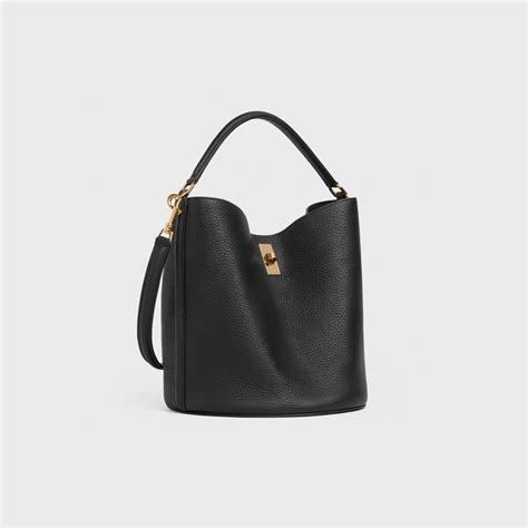 celine grained calfskin shoulder bag ootd|BUCKET 16 BAG IN SUPPLE GRAINED CALFSKIN .